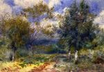 Ренуар Солнечный пейзаж 1880г